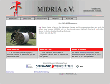 Tablet Screenshot of midria.de